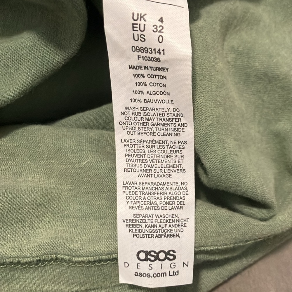 NWOT ASOS T-Shirt with Pocket Size 0 - Picture 5 of 7
